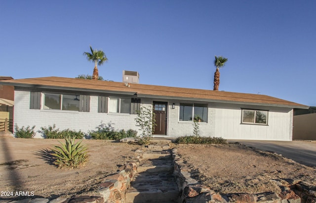 view of ranch-style home