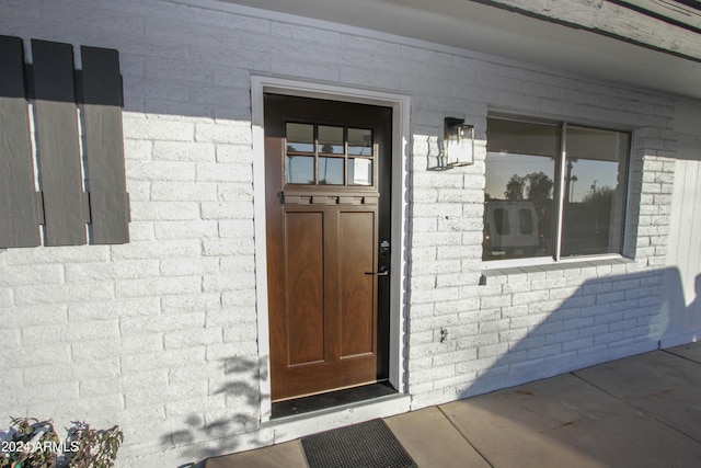 view of entrance to property