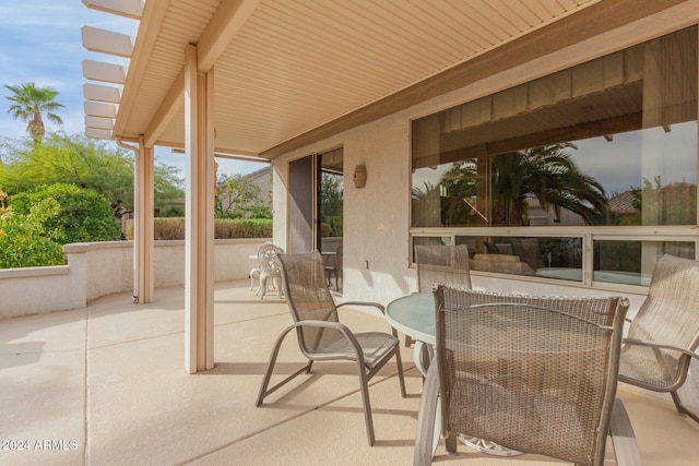 view of patio