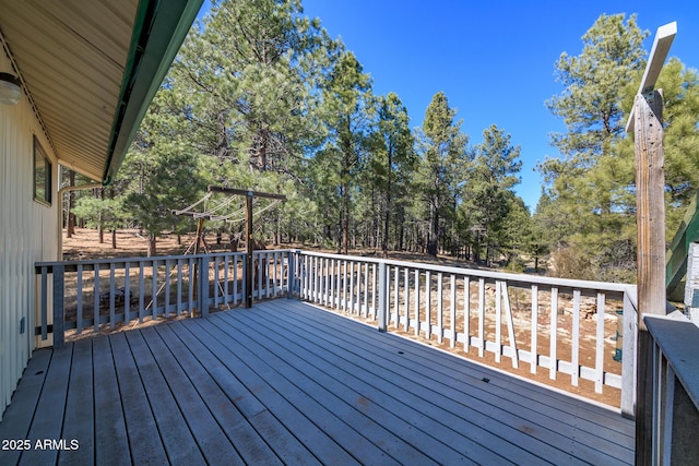 view of deck