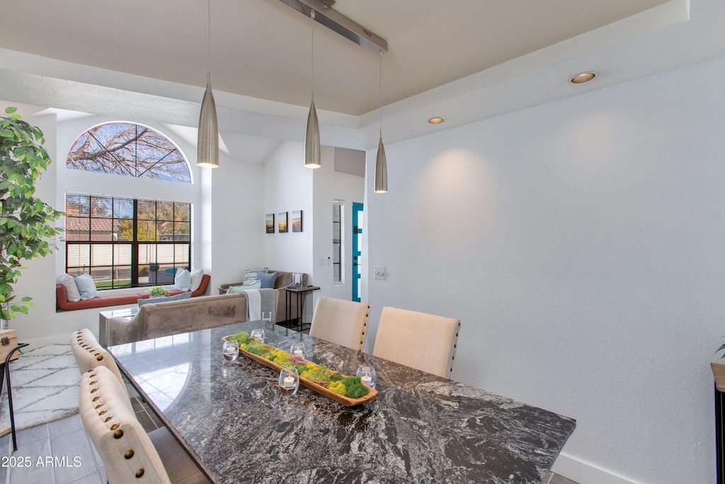 view of dining area