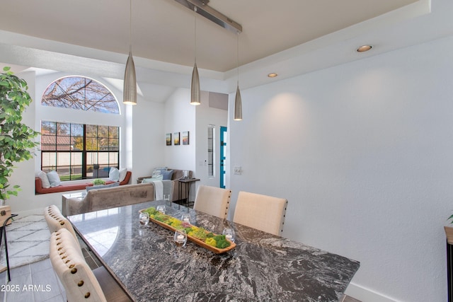 view of dining area