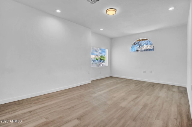 538 S Macdonald, Mesa, AZ 85210 - spare room featuring wood finished floors and recessed lighting
