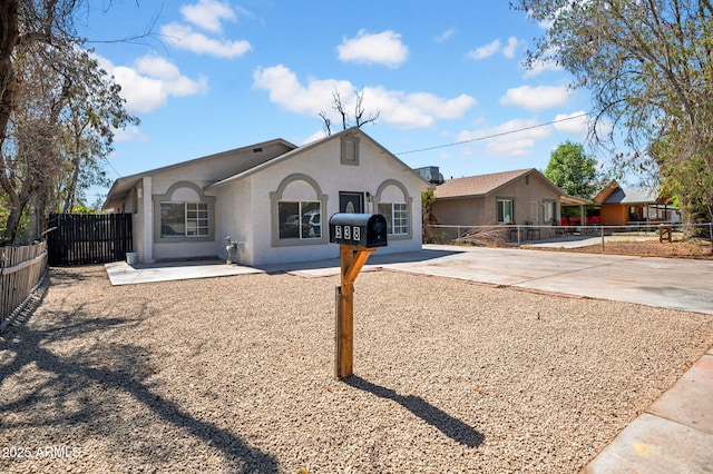 538 S Macdonald, Mesa, AZ 85210 - single story home featuring stucco siding, a patio, and driveway