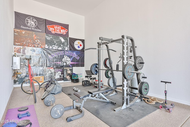 17819 W Georgia Ave, Litchfield Park, AZ 85340 - workout area featuring baseboards