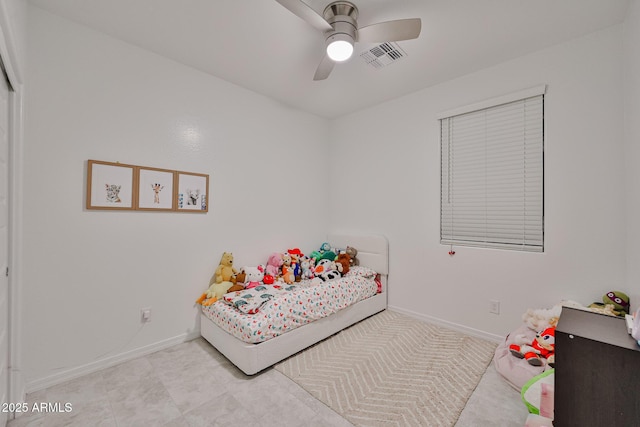 17819 W Georgia Ave, Litchfield Park, AZ 85340 - bedroom featuring baseboards and ceiling fan