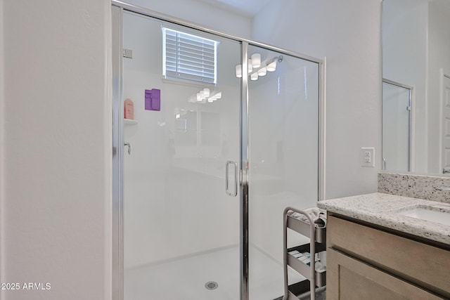17819 W Georgia Ave, Litchfield Park, AZ 85340 - bathroom featuring vanity and a stall shower