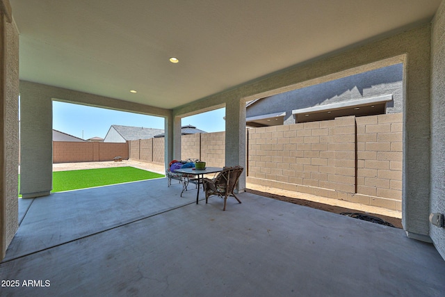17819 W Georgia Ave, Litchfield Park, AZ 85340 - fenced backyard featuring a patio