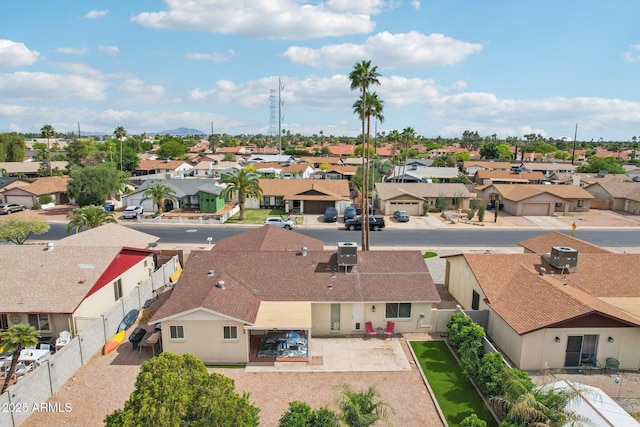 drone / aerial view featuring a residential view