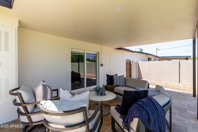3050 E Cholla St E, Phoenix, AZ 85028 - view of patio with outdoor lounge area