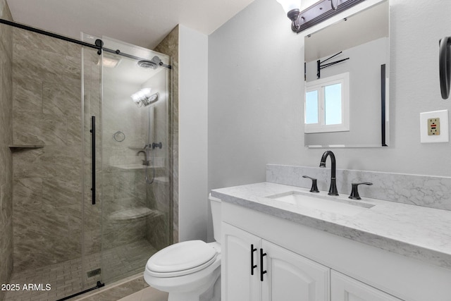 14215 N 36th Way, Phoenix, AZ 85032 - full bath featuring vanity, toilet, and a stall shower