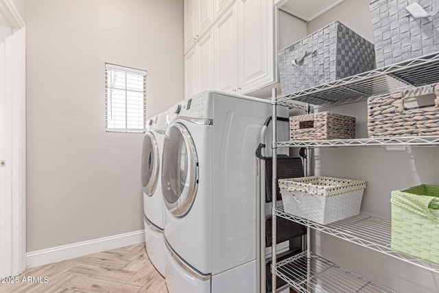 557 S Lemon Ct, Gilbert, AZ 85296 - washroom featuring independent washer and dryer and cabinet space