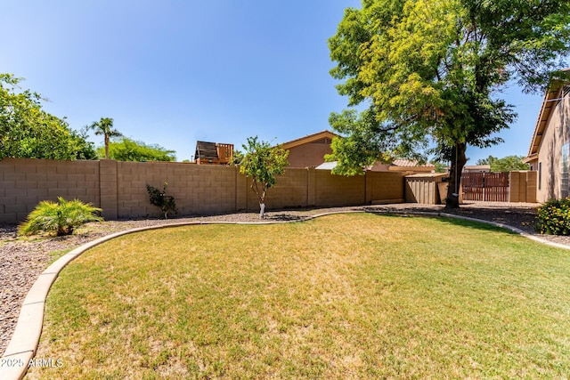 557 S Lemon Ct, Gilbert, AZ 85296 - view of fenced backyard