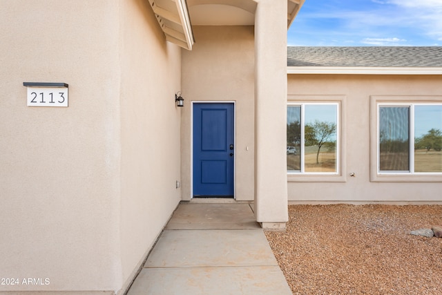 view of property entrance