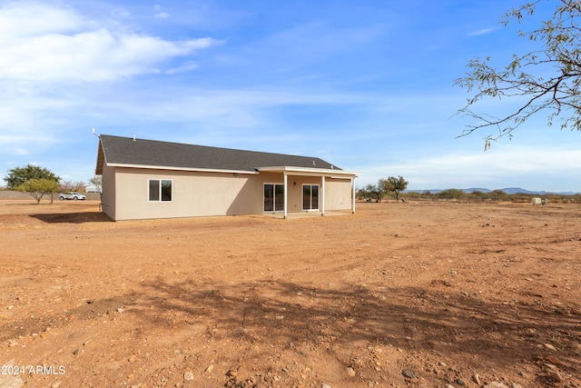 view of back of property