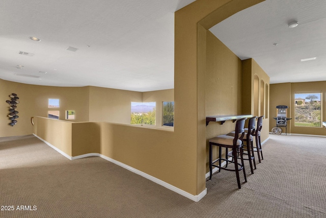 13827 N Mesquite Ln, Fountain Hills, AZ 85268 - hallway with baseboards and carpet floors