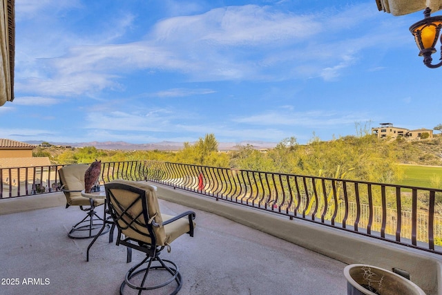 13827 N Mesquite Ln, Fountain Hills, AZ 85268 - balcony with a mountain view
