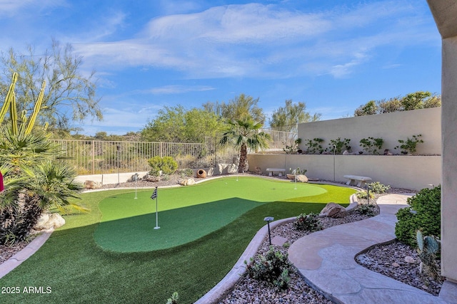 13827 N Mesquite Ln, Fountain Hills, AZ 85268 - view of yard featuring a fenced backyard