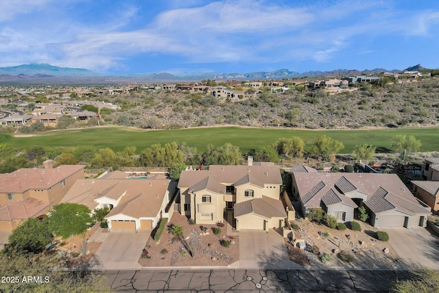 13827 N Mesquite Ln, Fountain Hills, AZ 85268 - birds eye view of property featuring view of golf course and a residential view