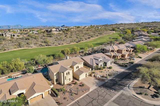 13827 N Mesquite Ln, Fountain Hills, AZ 85268 - aerial view featuring golf course view and a residential view