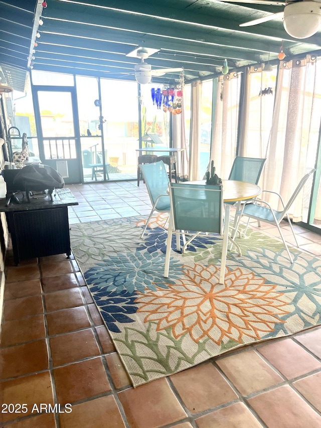 361 W Placer St, Ajo, AZ 85321 - sunroom featuring a ceiling fan