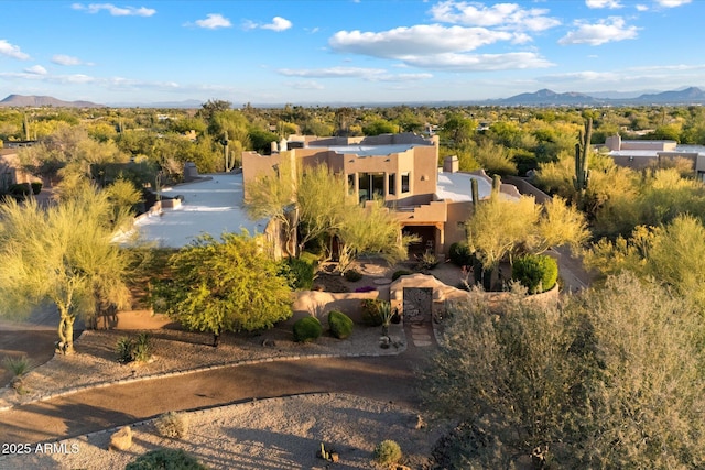 25483 N Wrangler Rd, Scottsdale, AZ 85255 - view of subject property with a mountainous background