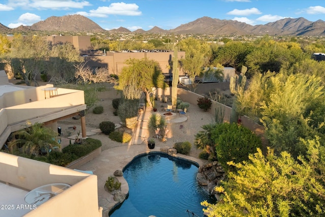 25483 N Wrangler Rd, Scottsdale, AZ 85255 - bird's eye view of mountains