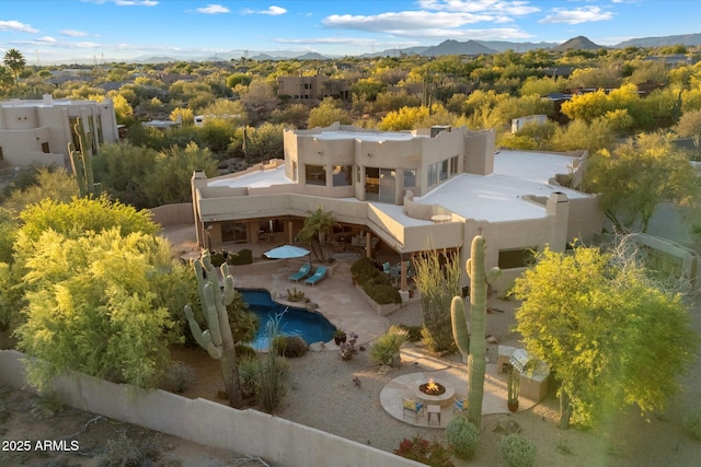 25483 N Wrangler Rd, Scottsdale, AZ 85255 - view of subject property featuring mountains