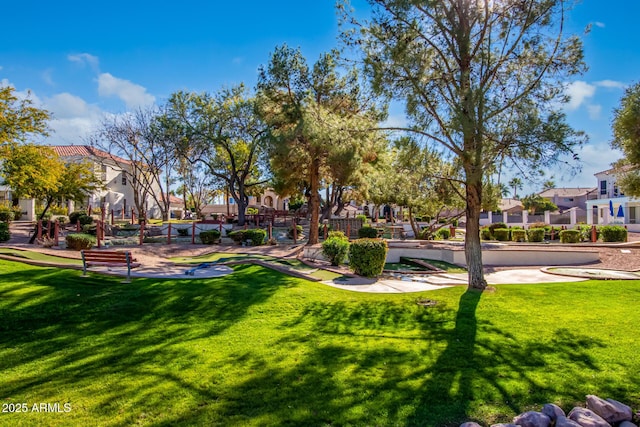 1442 W Laurel Ave, Gilbert, AZ 85233 - view of home's community featuring a residential view and a lawn
