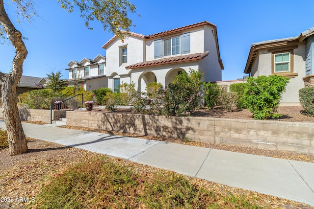 view of mediterranean / spanish-style house