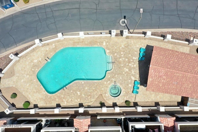 2954 N Oregon St Unit 6, Chandler, AZ 85225 - aerial view of a pool area