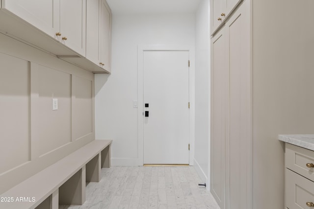 24645 N 117th St, Scottsdale, AZ 85255 - mudroom with light wood finished floors and baseboards