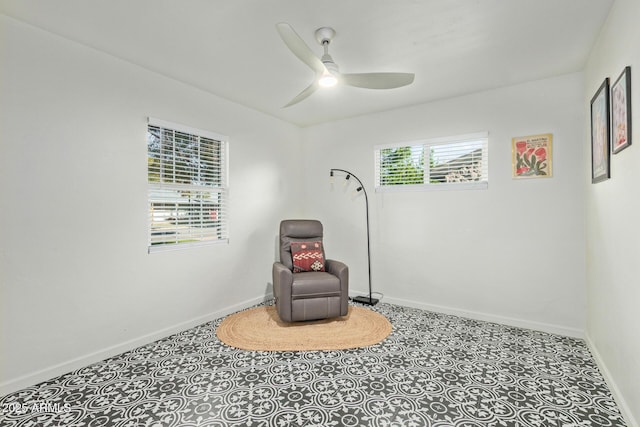 6628 N 2nd Ave, Phoenix, AZ 85013 - unfurnished room with ceiling fan and baseboards