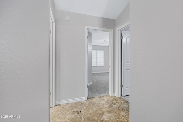 hall with baseboards