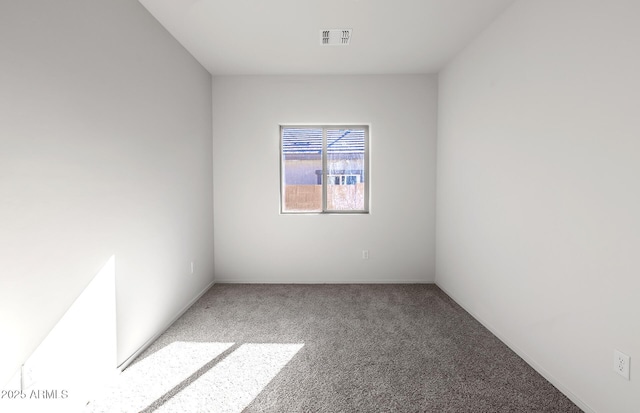 spare room featuring carpet flooring