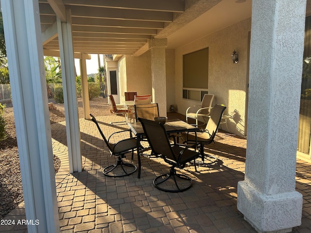 view of patio