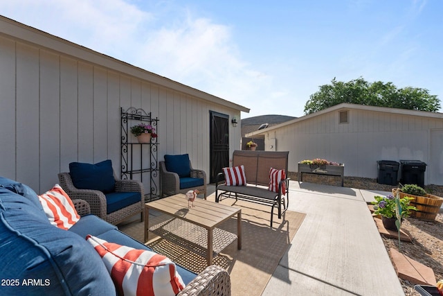 6289 E Duchess Dr, Prescott Valley, AZ 86314 - view of patio / terrace featuring outdoor lounge area