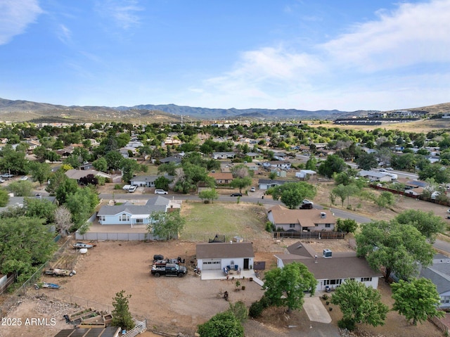 6289 E Duchess Dr, Prescott Valley, AZ 86314 - aerial perspective of suburban area with a mountainous background