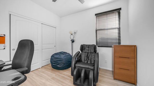 11742 W Chase Ln, Avondale, AZ 85323 - office space with a ceiling fan and baseboards