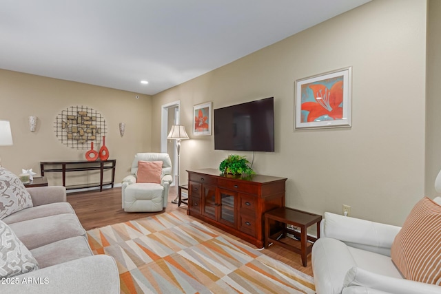 10330 W Thunderbird Blvd Unit A301, Sun City, AZ 85351 - living area with light wood-style flooring and recessed lighting