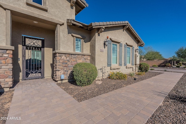 view of entrance to property