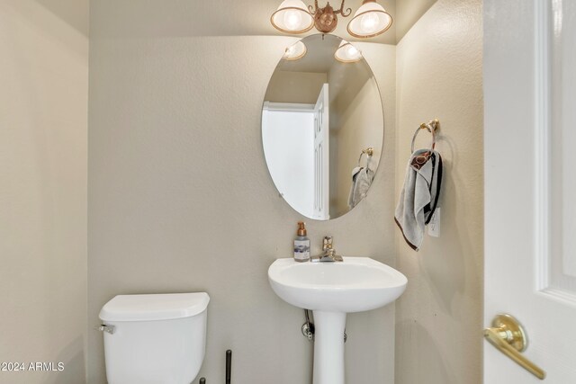 bathroom with toilet