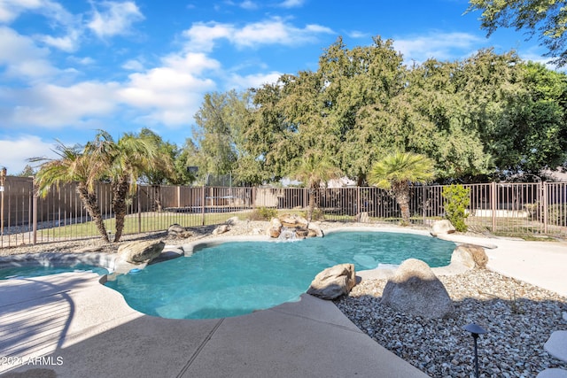 14462 W Avalon Dr, Goodyear, AZ 85395 - view of pool featuring a fenced backyard and a patio