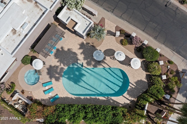 7565 N Via De La Siesta, Scottsdale, AZ 85258 - drone / aerial view of a pool area