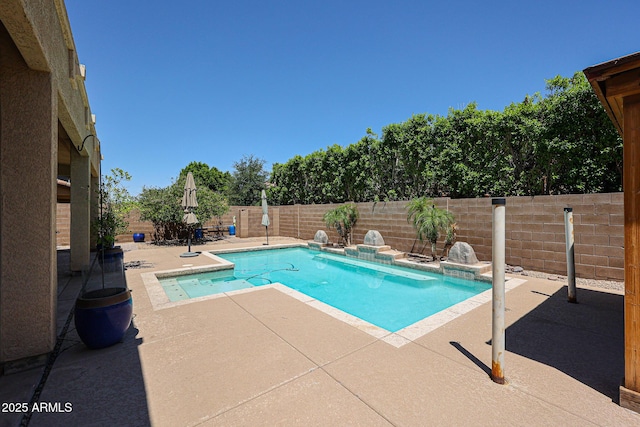 3088 E Andre Ave, Gilbert, AZ 85298 - view of swimming pool featuring a patio area and a fenced backyard