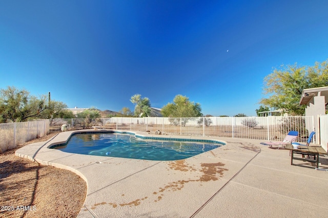 21 E Irvine Rd, Phoenix, AZ 85086 - view of pool with a patio and a fenced backyard