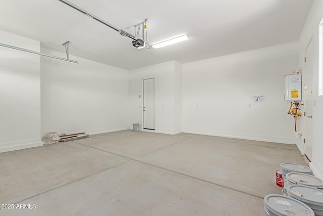 21952 E Saddle Ct E, Queen Creek, AZ 85142 - garage with a garage door opener and water heater
