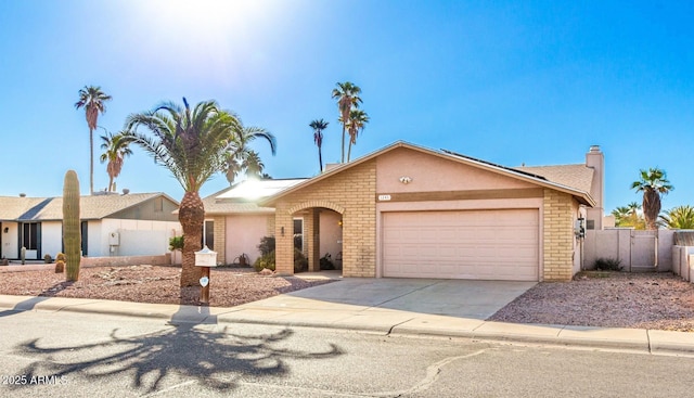 ranch-style house with a garage