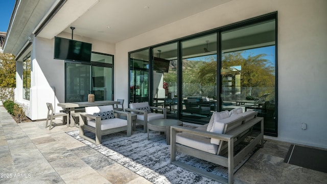 122 E Desert Wind Dr, Phoenix, AZ 85048 - view of patio with outdoor dining space
