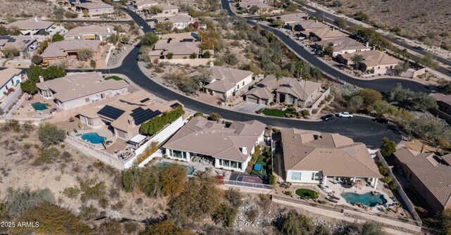122 E Desert Wind Dr, Phoenix, AZ 85048 - birds eye view of property with a residential view